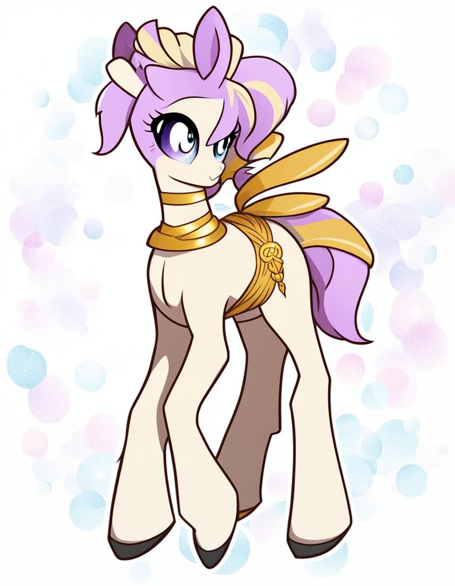 Stylized Pony Character in a Modern Style
