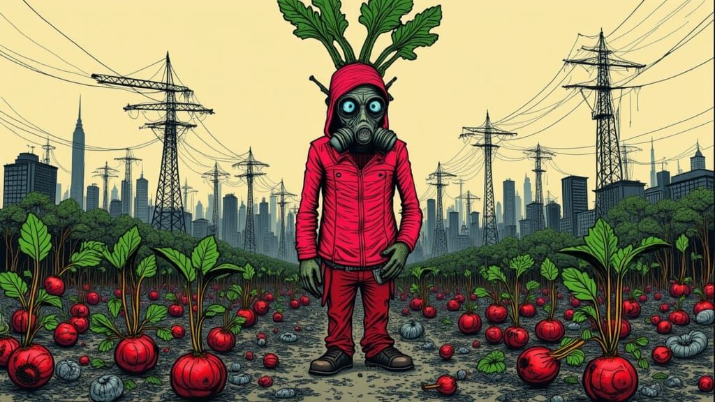 Rupert rhubarb and his pfas patch