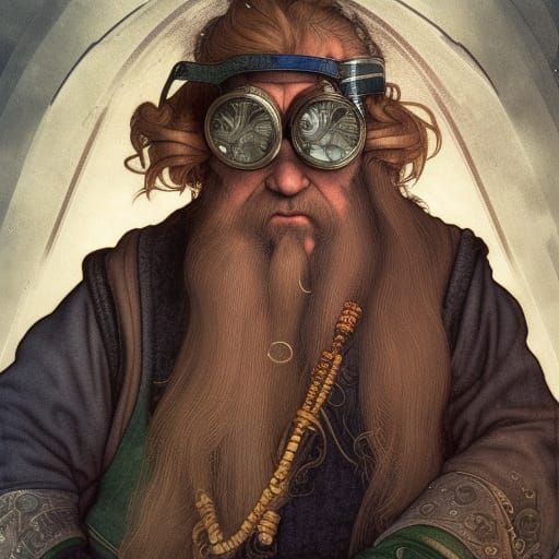 Old Dwarf Wizard