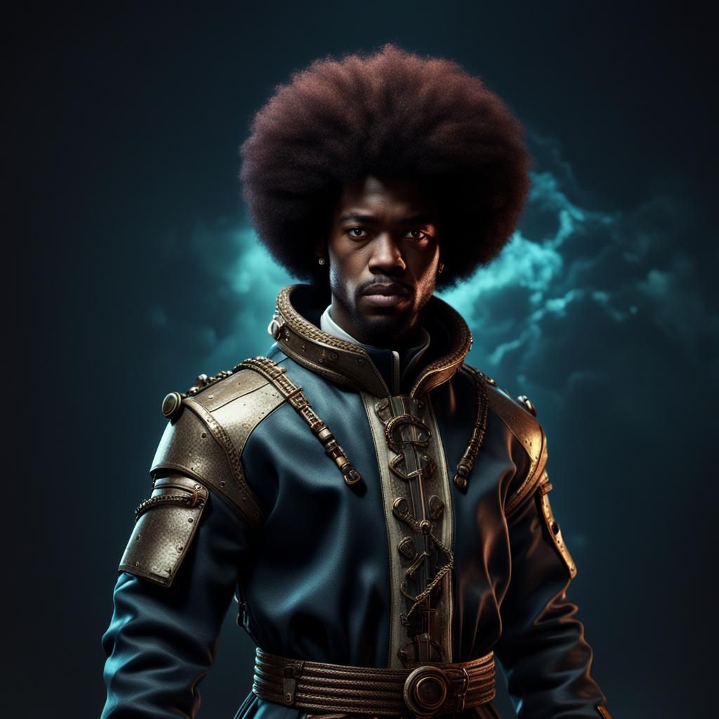 Detailed Matte Painting of Man in Straight Jacket