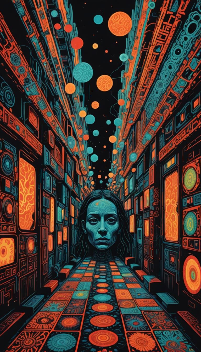 Vibrant Surrealistic Abstraction Explores the Depths of the ...