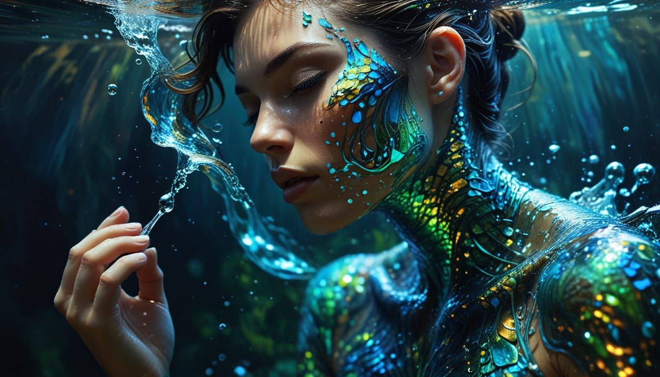 Magical Potion Transforms Person to Breathe Underwater