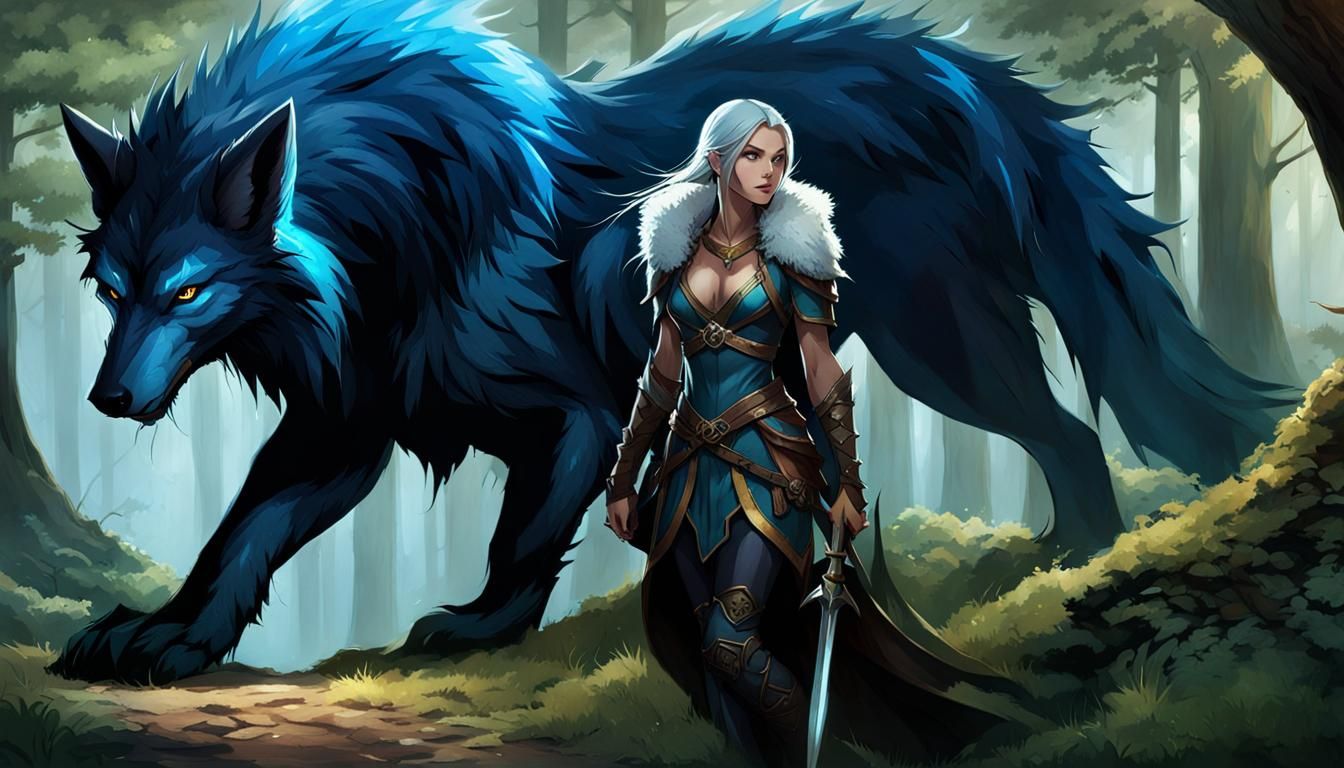 Ranger and her Wolf
