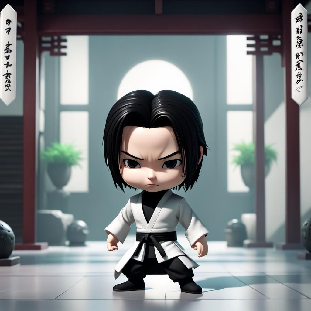 The Matrix (1999) Keanu Reeves as Neo Kung Fu in Dojo