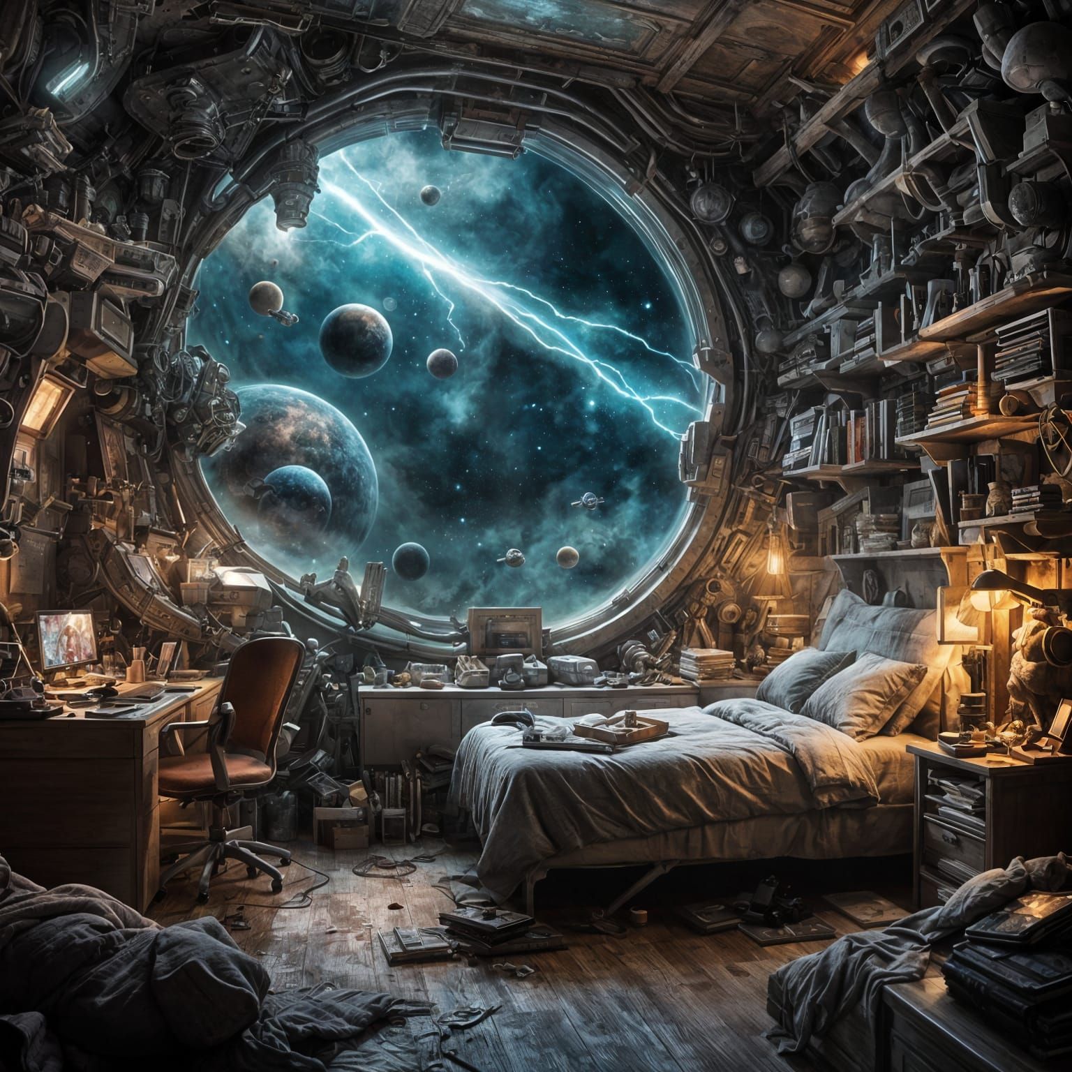 My Messy Offworld Bedroom