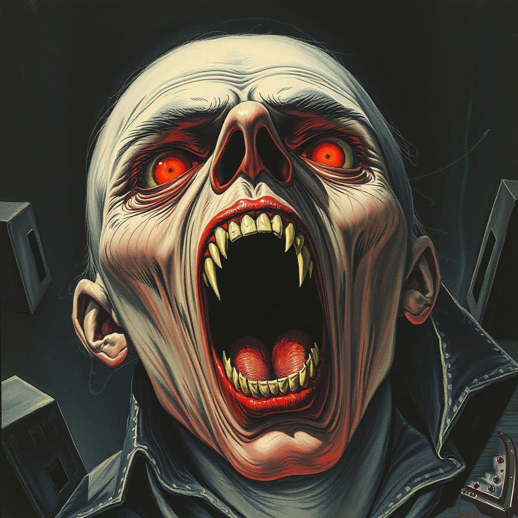 Dark Gothic Vampire Reveal