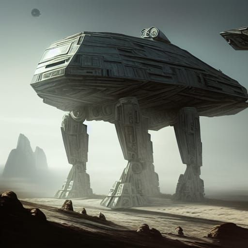 Epic Star Wars Cinematic Digital Matte Painting