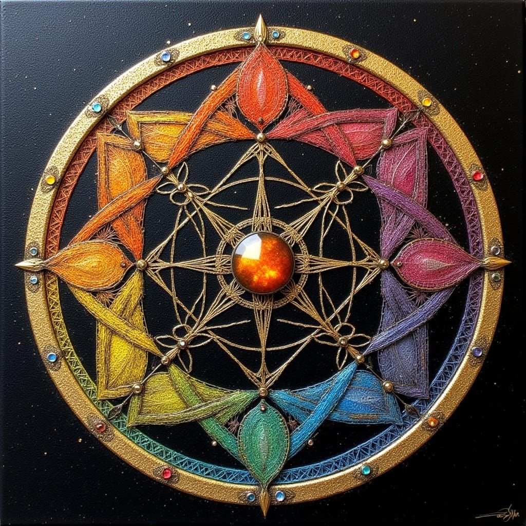 <lora:Fine line string art:1.0> <lora:Sunstone Lattice:1.0> ...