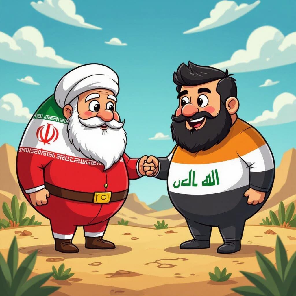 Iran and Iraq Countryball Animation
