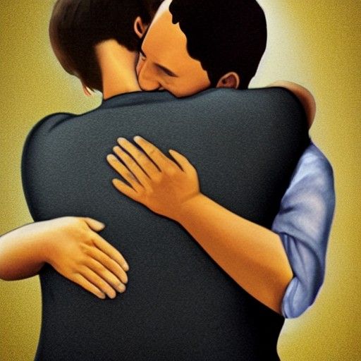 Divine Embrace: A Godly Connection
