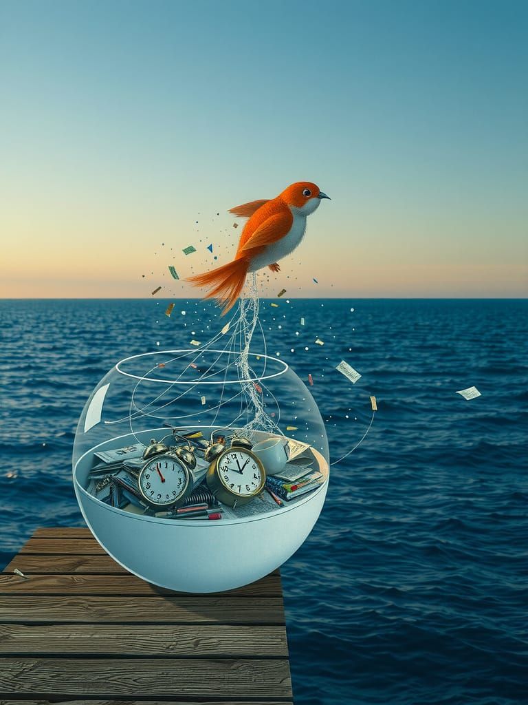 Whimsical Chaos in Vibrant Colors