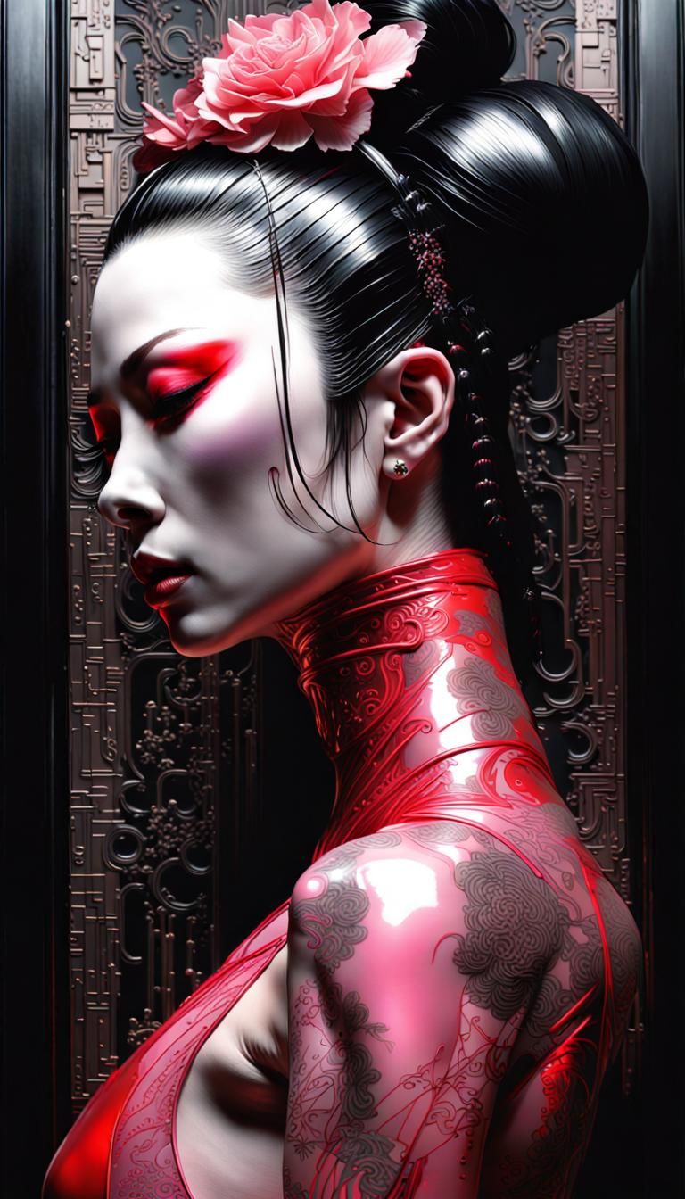 Cyberpunk Geisha