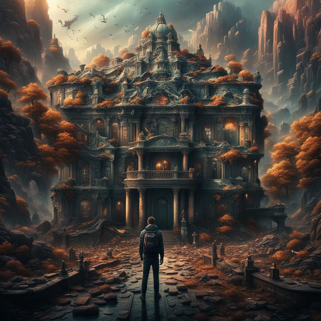 Dramatic Digital Painting of Mental Health