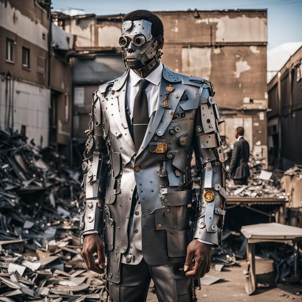 Scrap Metal Suit of Armor