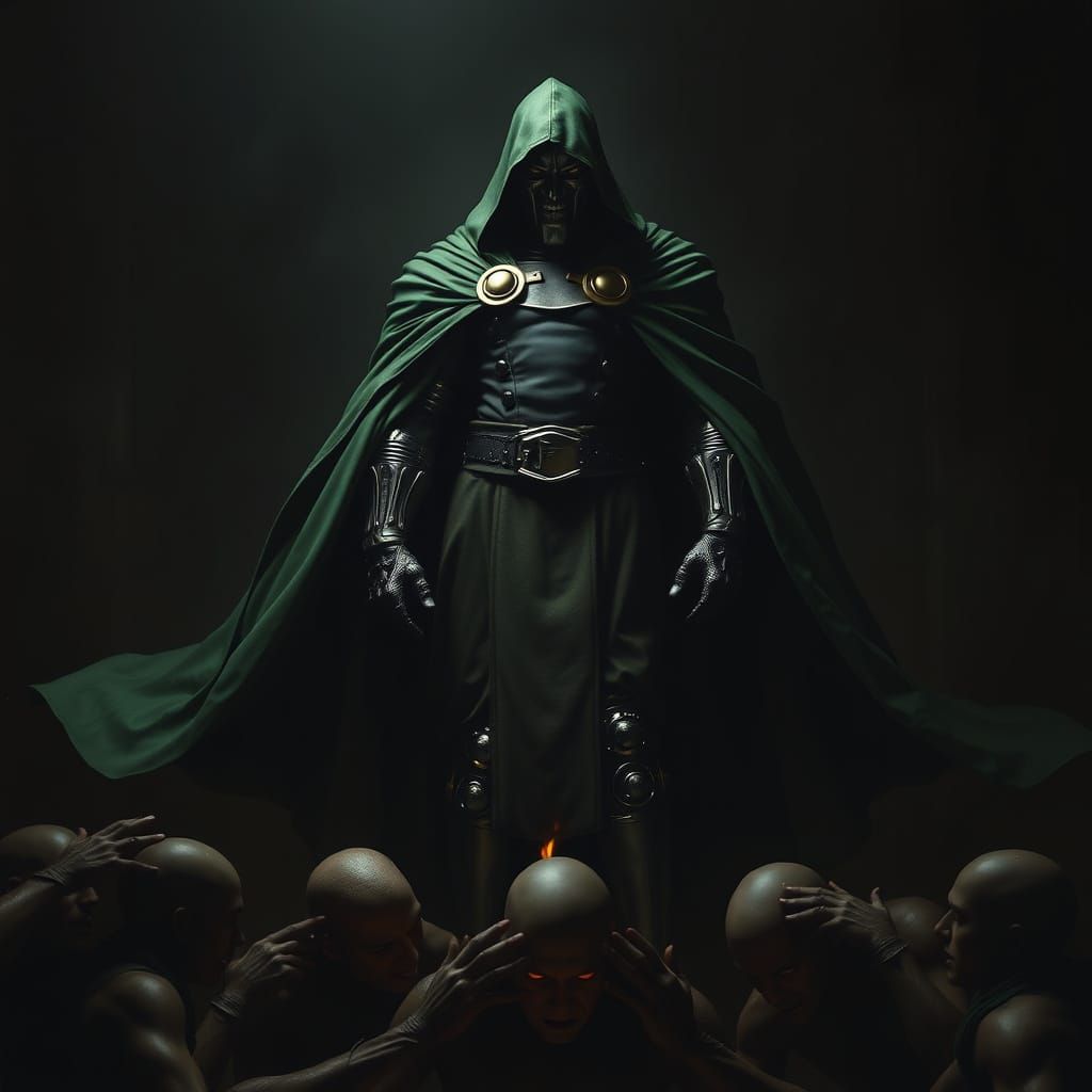 Majestic Dr Doom in Dramatic Chiaroscuro