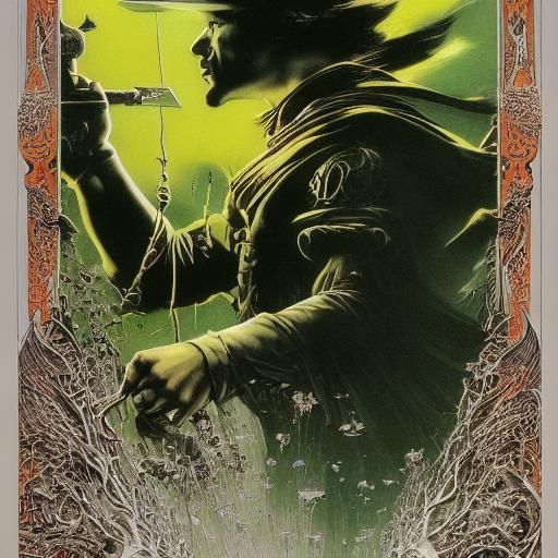 Fantasy Scene in Underground Comix Style