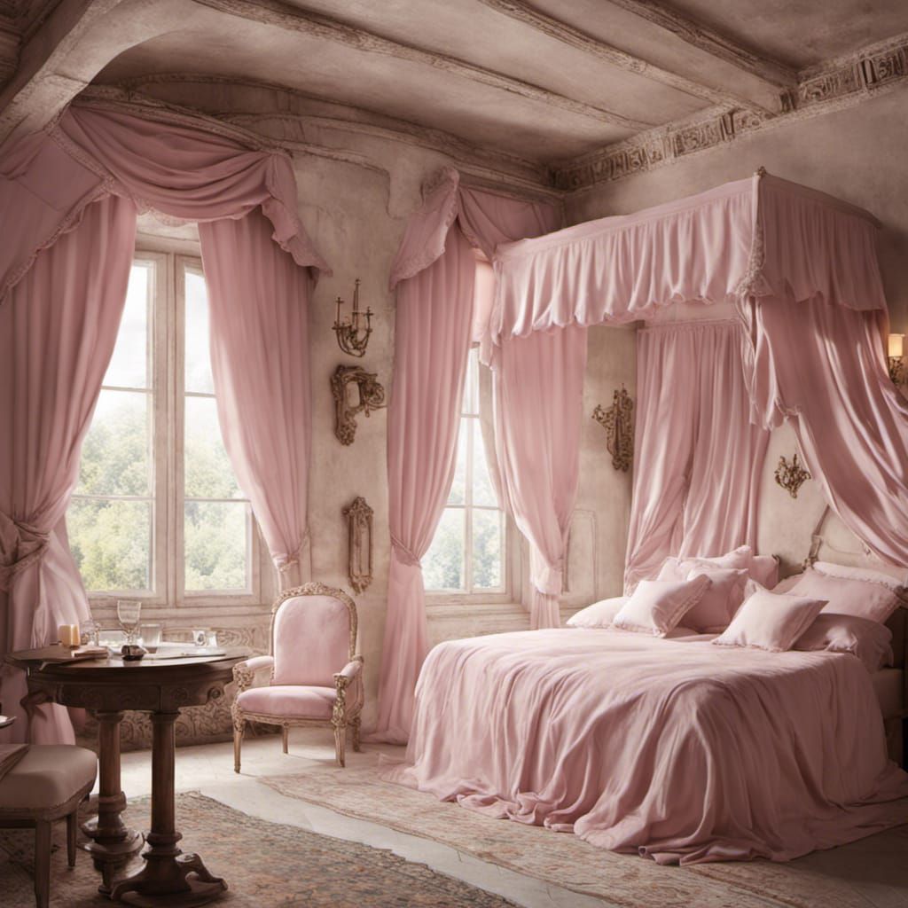 Medieval Royal Bedroom with Open Window