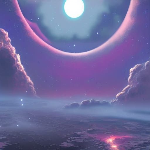 Apocalyptic Outer Space Scene