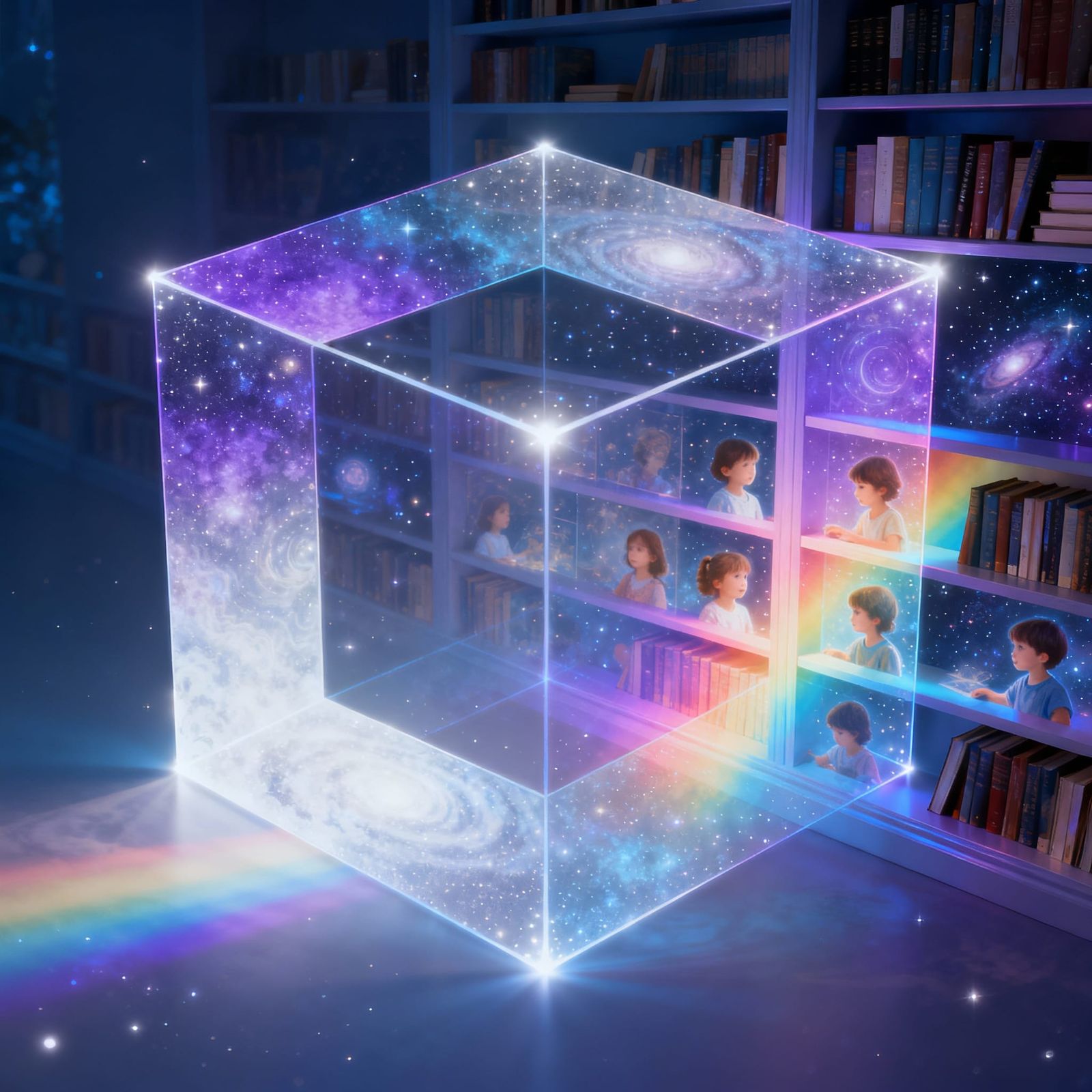 Interstellar Tesseract of Future Memories and Cosmic Bookcas...