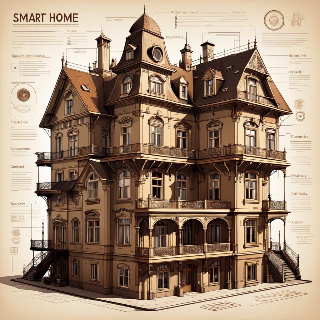 Steampunk Smart Home with Industrial Age Technology