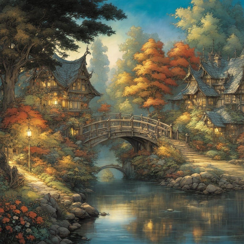 Fairytale Village with Inner Peace and Clarity