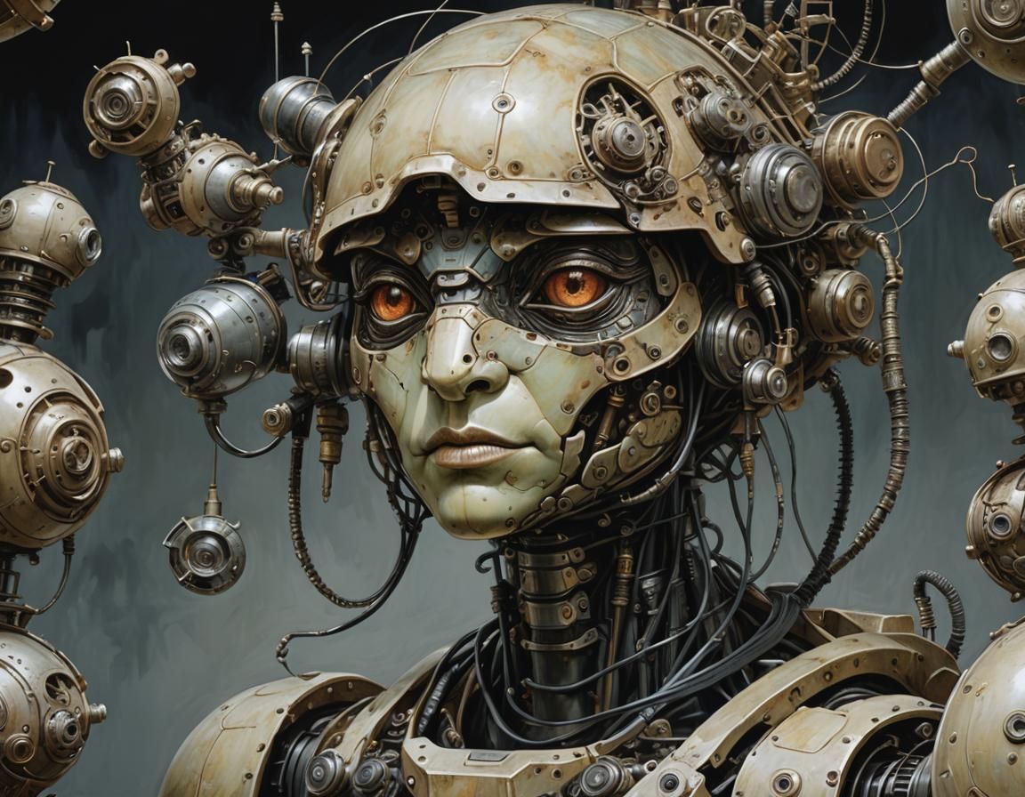 Whimsical Turtle Head Robot Construction Kit