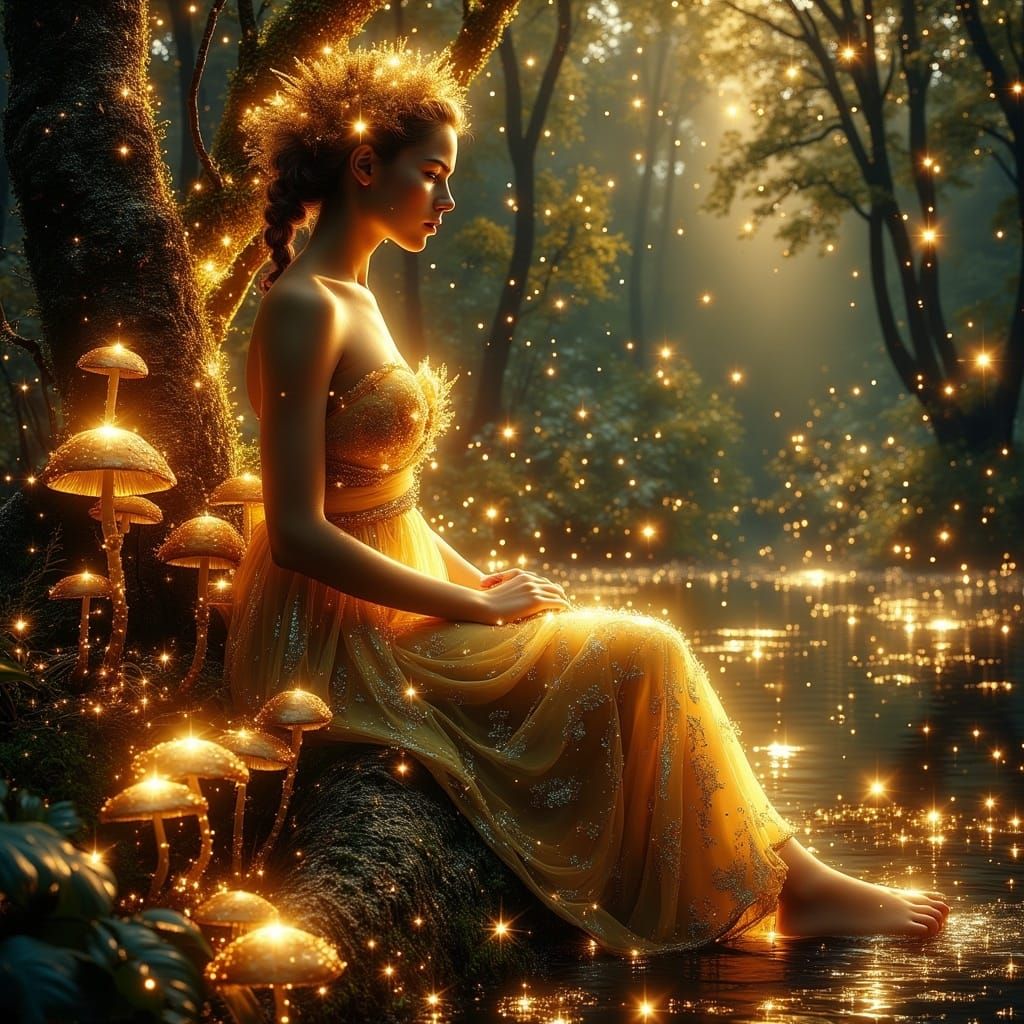 Enchanted Forest in Hyperrealistic Detail