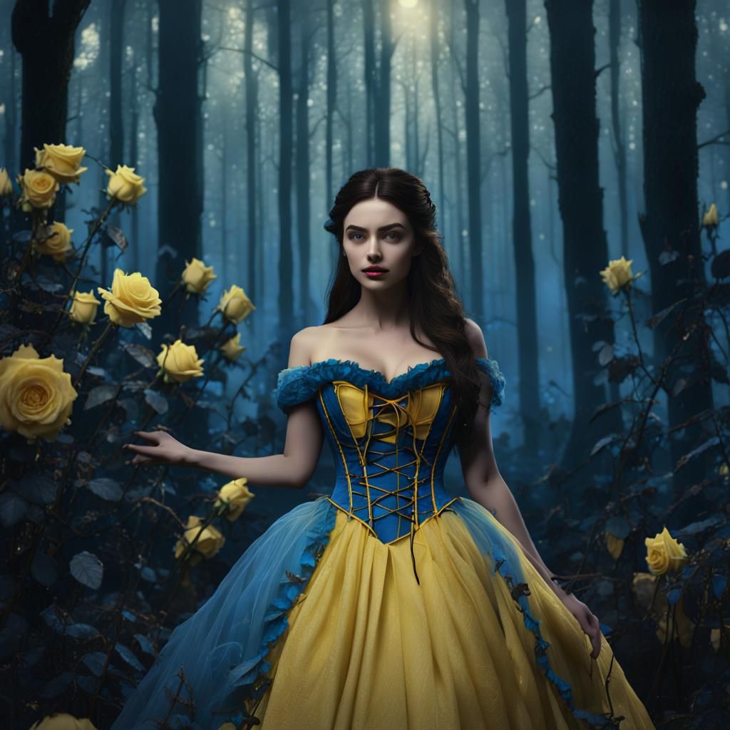 Gothic Fairytale: Belle in a Dark Forest