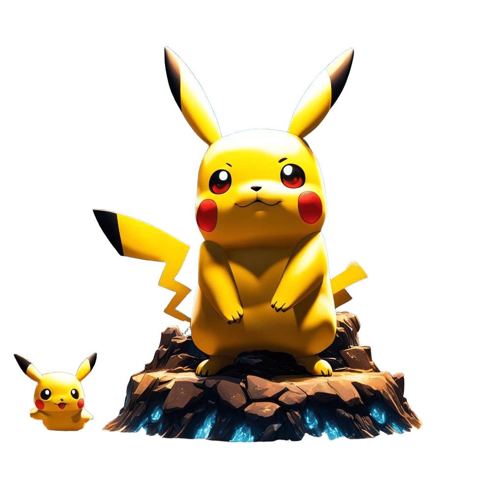 Cute Pikachu Detailed Matte Painting