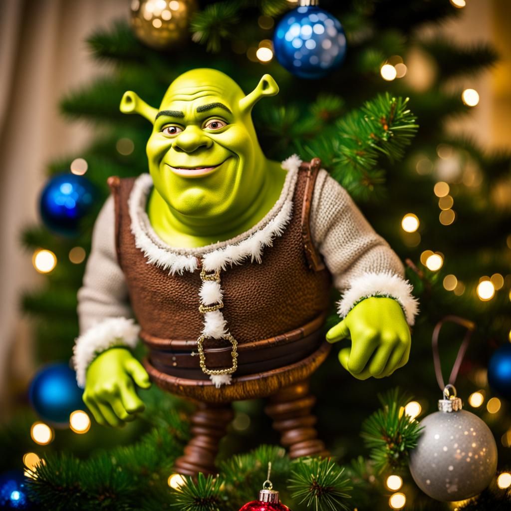 Shrek Christmas Tree: Professional Photography