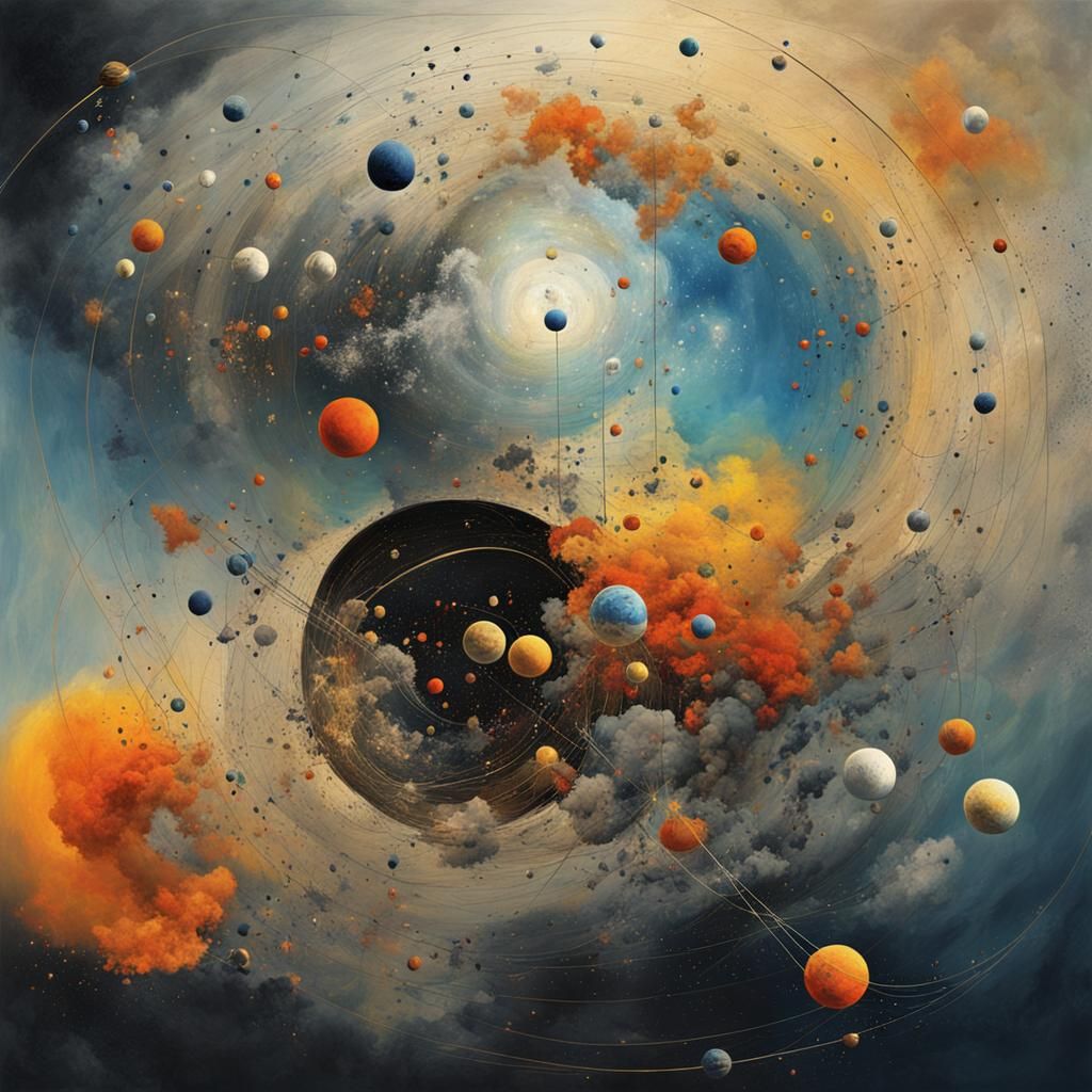 Abstract Art Inspired by Miro and Dali