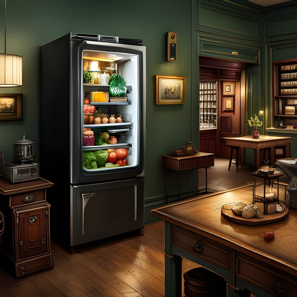 Laughing Refrigerator: Fantasycore Digital Art
