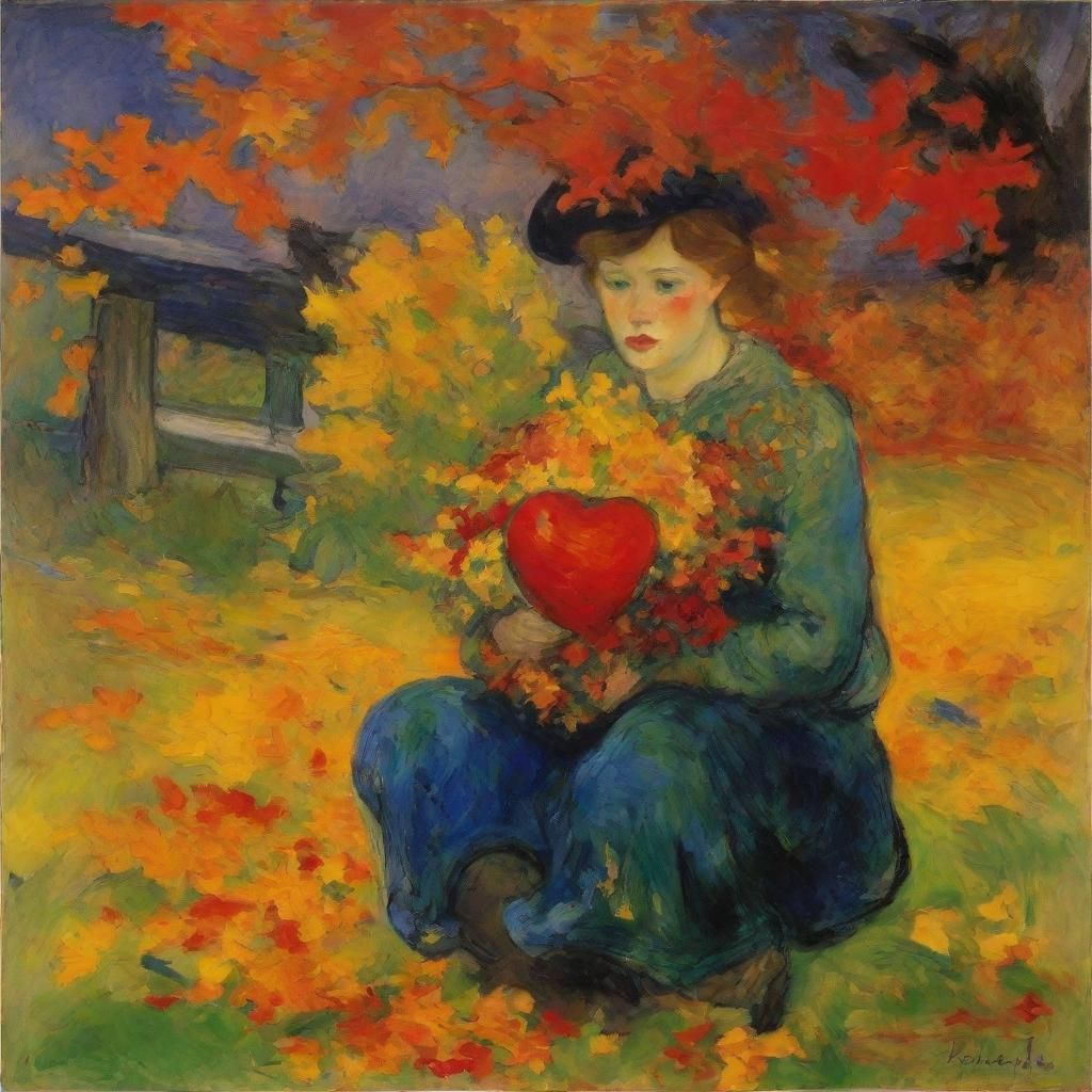 Autumnal Secrets Inspired by Nolde and Rembrandt