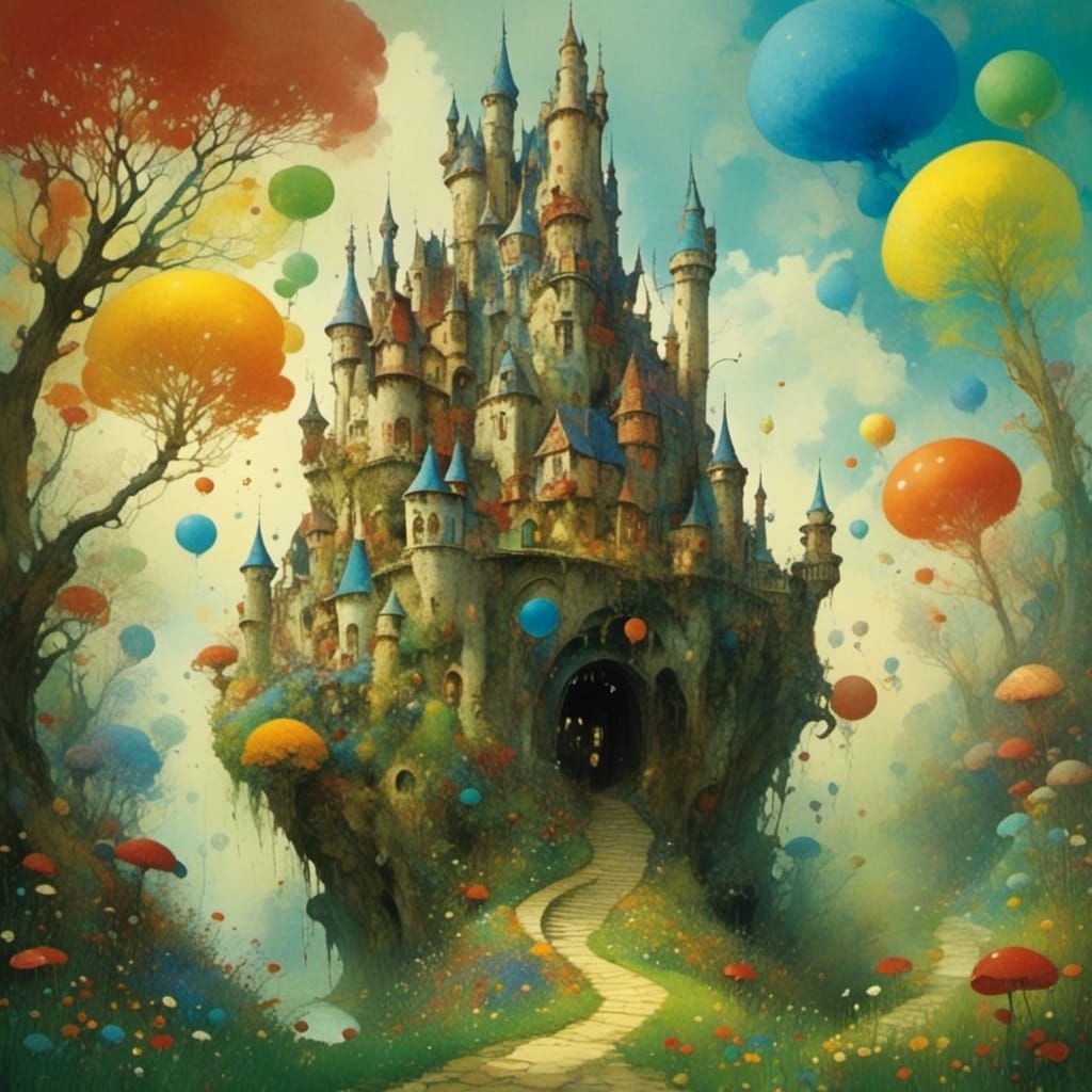 Daydream Meadow with Monster Beasts