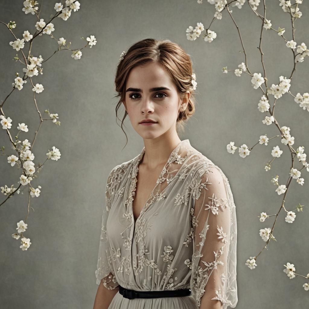 Ethereal Portrait of Emma Watson