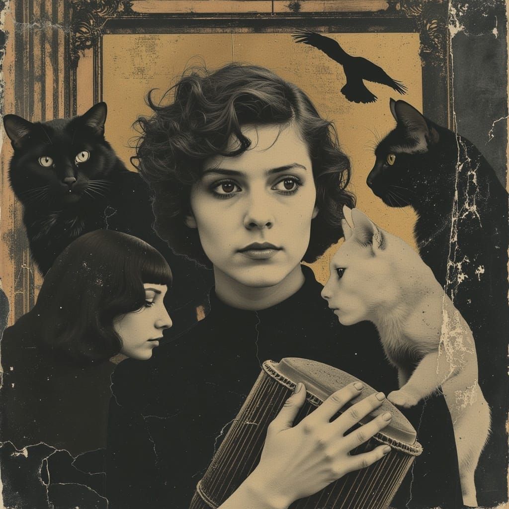 David Bowie as Jareth, Gothic Pop-Art Portrait