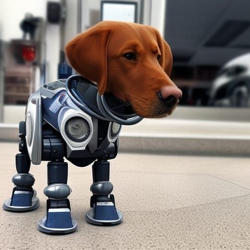 Robocop Dog: Cybernetic Canine of the Future
