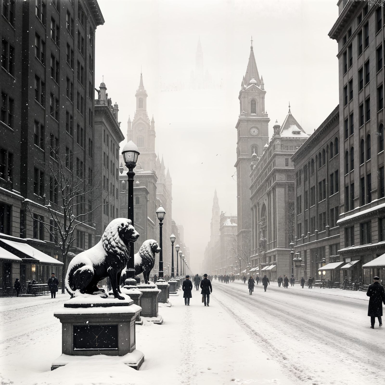 Winter Solace on Historic Michigan Avenue