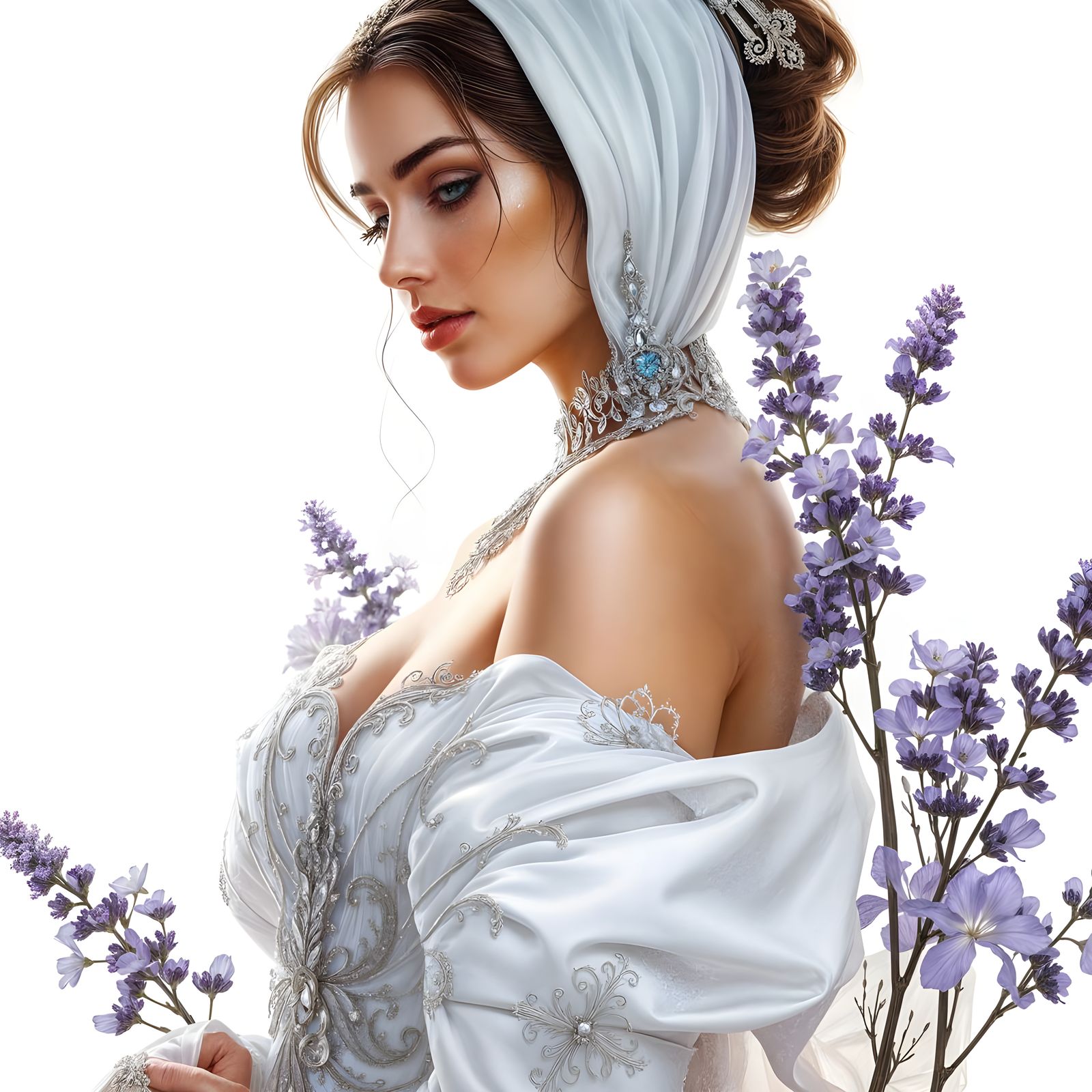 Ethereal Beauty in Luxurious Opulence