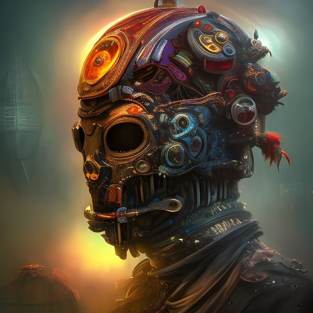 Skeleton Zombie Pilot in Hyperdetailed Cockpit