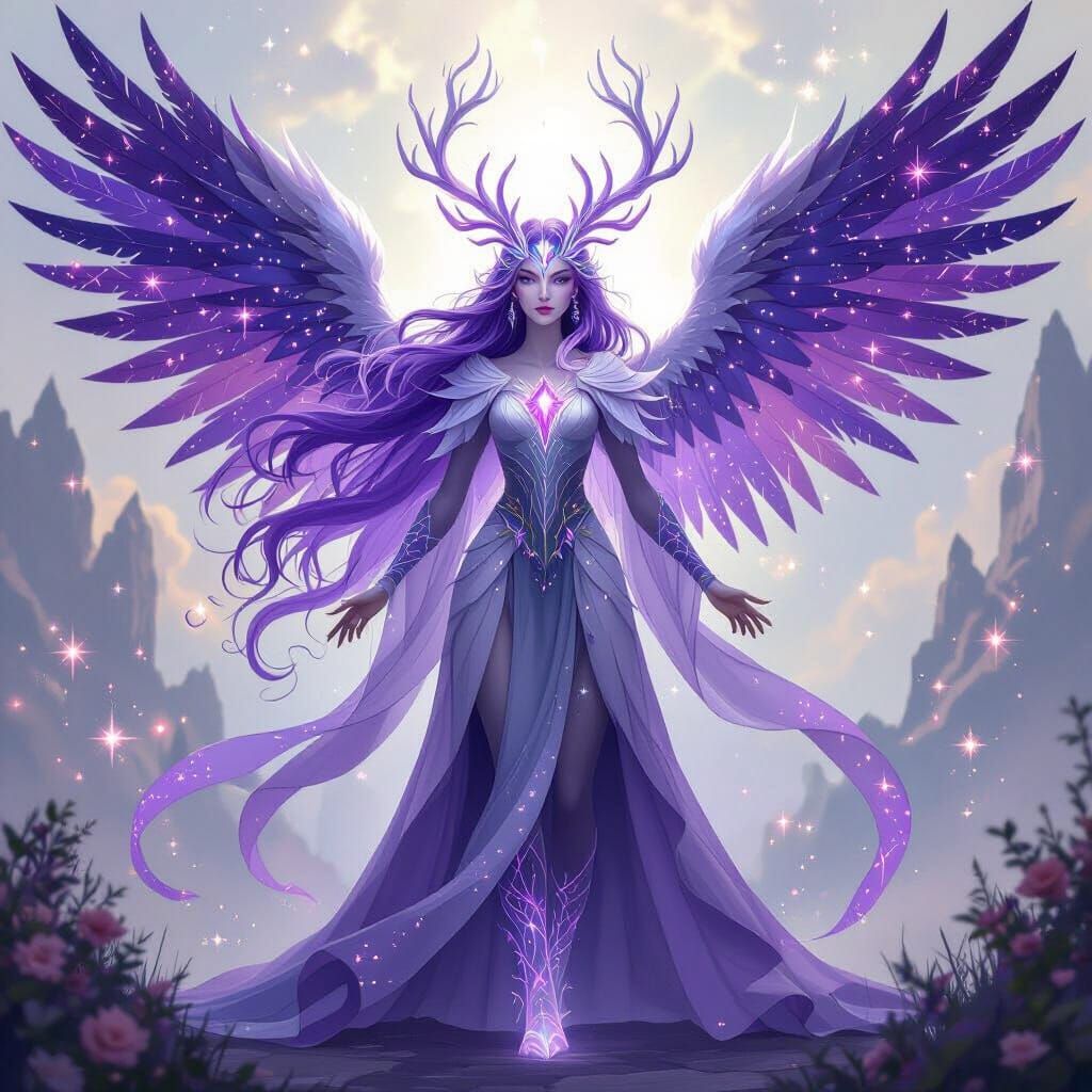 Cosmic Goddess Lumina Asteria and Fluttershy