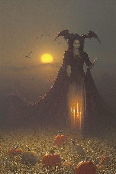 Vampire Harvest: Sinister Halloween Fantasy