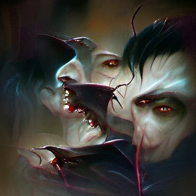 Sinister Vampires in Gothic Style
