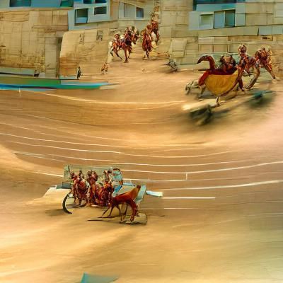 Chariot Race in the Hippodrome, 535 BC