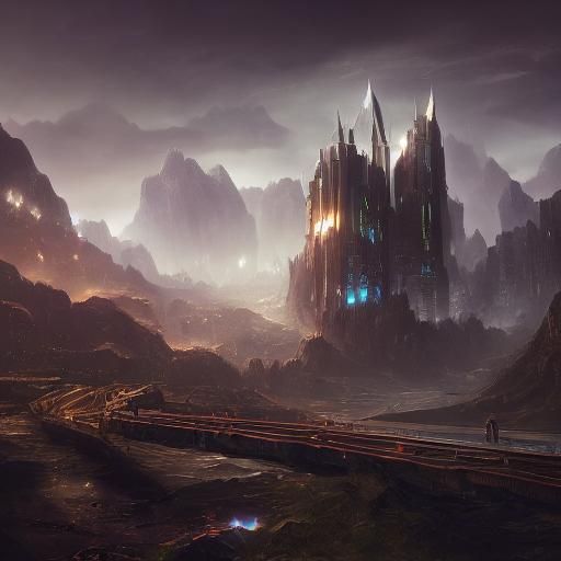 Soul Land Martial Arts Contestant in Sci-Fi Style