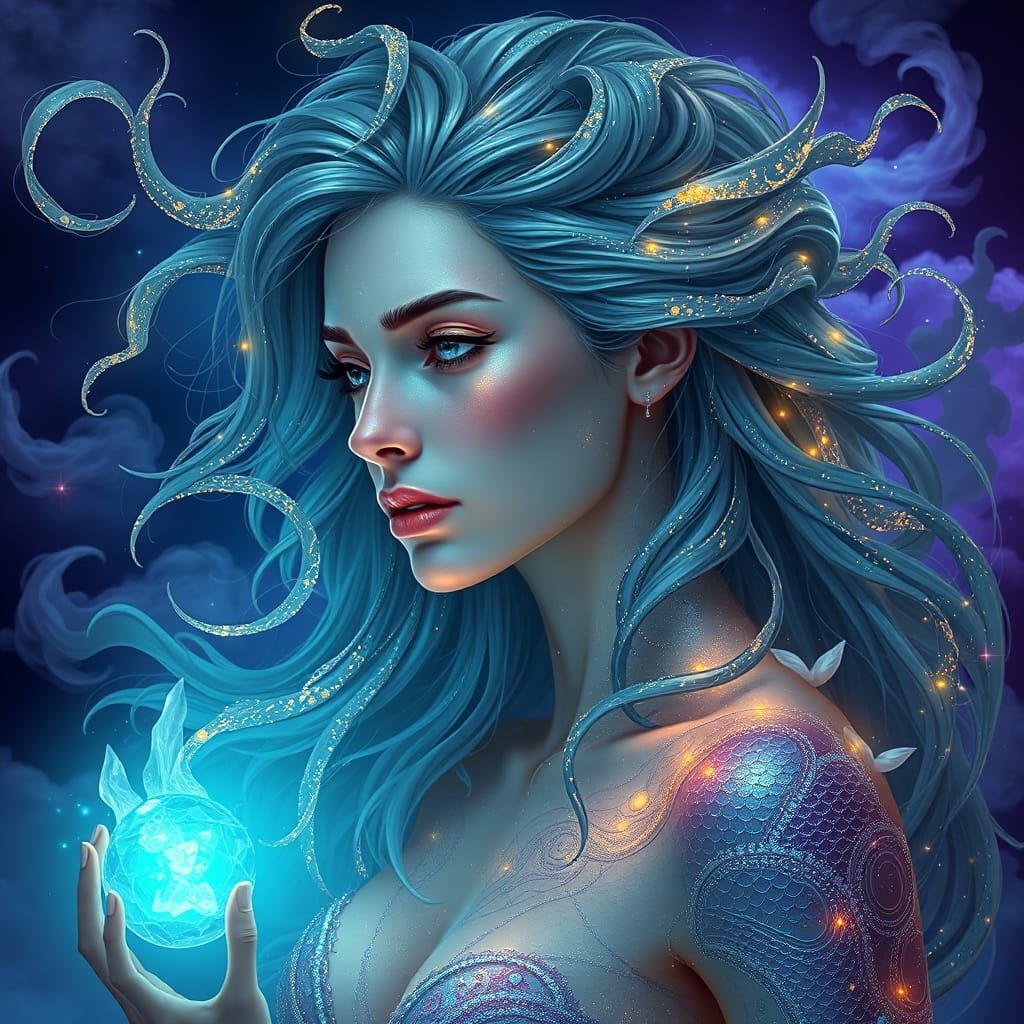 Gray-Silver hair