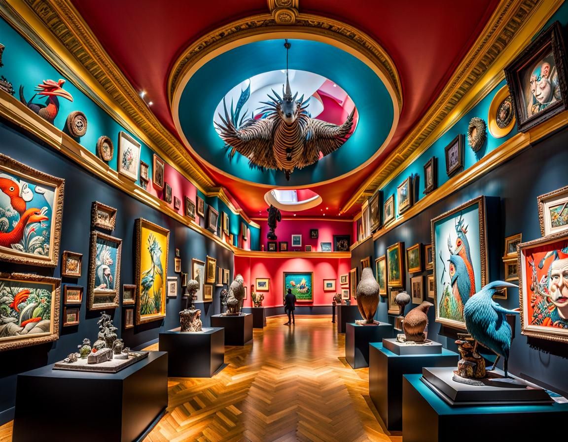 Horrified Visitors at the Museum of Bad Art