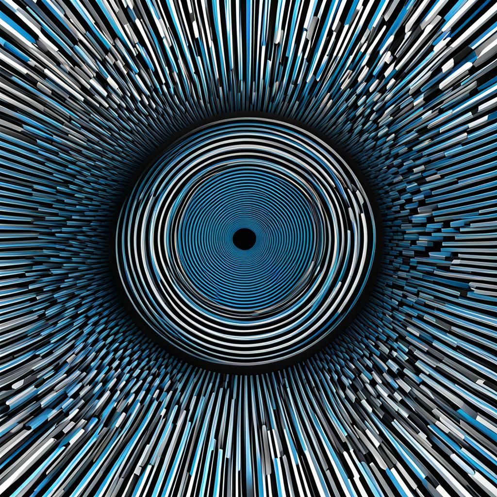 Abstract Optical Illusion: The Essence of Frustration