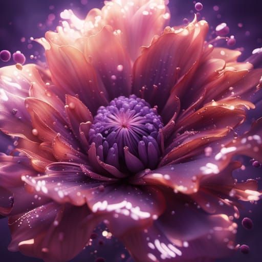 Simple Purple Image Generated by AI