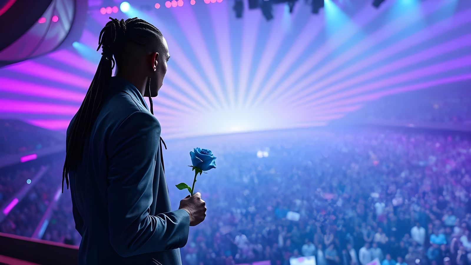 Soulful R&B Superstar Performs for Thousands in Vibrant Conc...